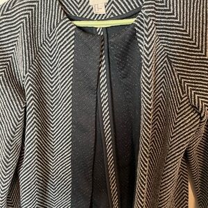 H&M open front chevron jacket